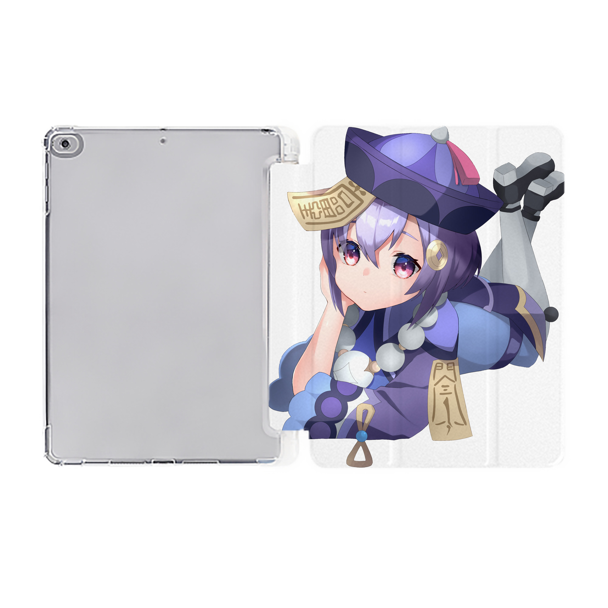 げんし神 七七 なな  genshin Nana IPad ケース ペン収納付き 三つ折りスタンド PUレザー×シリコン 対応機種9.5/10.5/10.9インチ